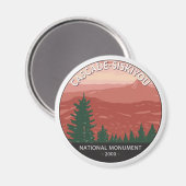 Cascade Siskiyou Nationales Monument Oregon Vintag Magnet (Vorderseite/Rückseite)