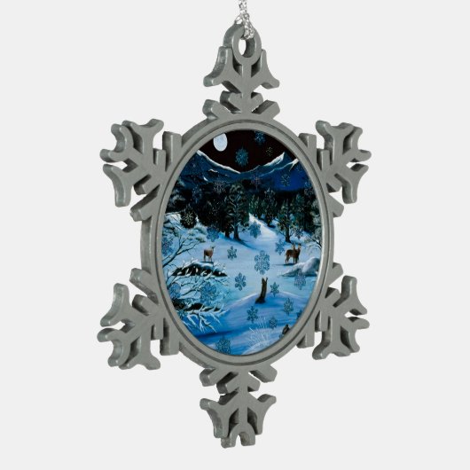 Cascade Snowflake Ornament (Links)