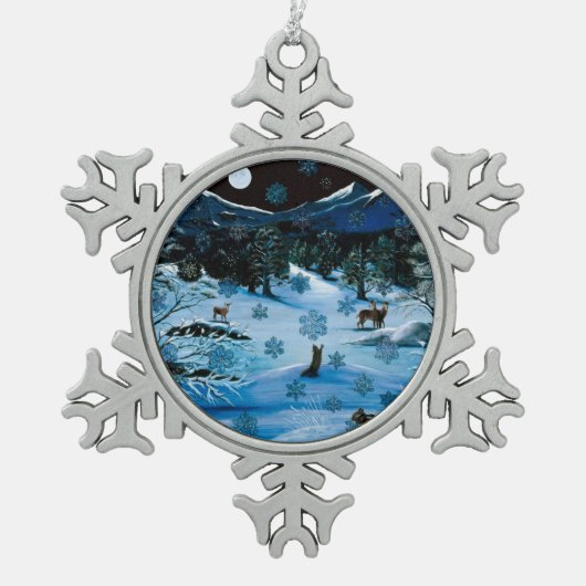 Cascade Snowflake Ornament (Vorderseite)