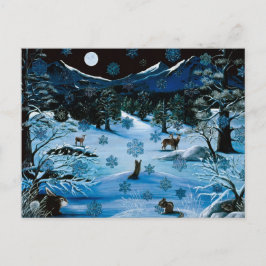 Cascade Snowflake Postkarte