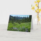 Cascade-Strecke vom Rainier-Nationalpark Karte (Gelbe Blume)