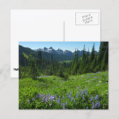 Cascade-Strecke vom Rainier-Nationalpark Postkarte (Vorne/Hinten)