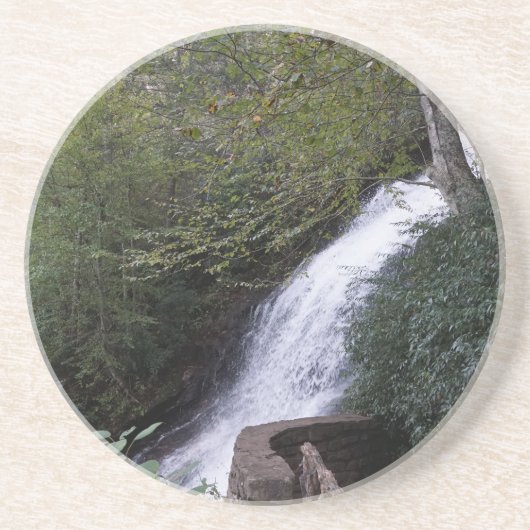 Cascade Wasserfall im Blauen Rücken Getränkeuntersetzer (Vorne)