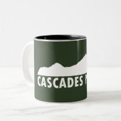 Cascades Bitte Zweifarbige Tasse (Vorderseite Links)