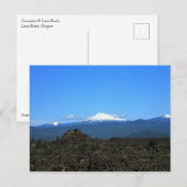 Cascades & Lava Rocks, Oregon Postkarte (Vorne/Hinten)