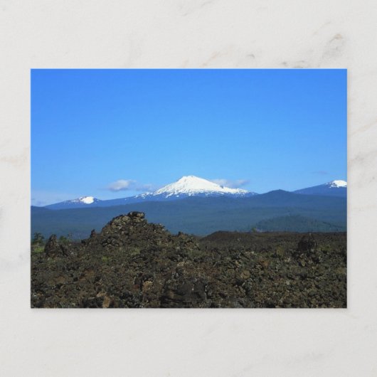 Cascades & Lava Rocks, Oregon Postkarte (Vorderseite)