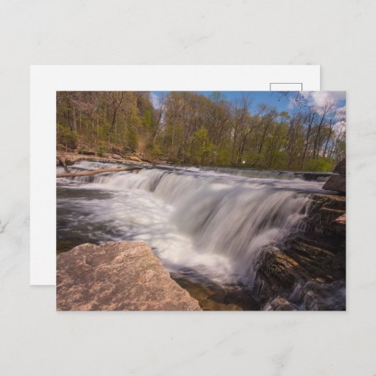 Cascades Obere Falls, Cataract Falls, IN Postkarte (Vorne/Hinten)