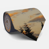 Cascades Rain Clouds Ansammlung Krawatte (Gerollt)