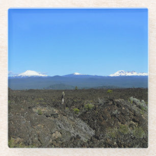 Cascades und Lava Rocks, Oregon Glasuntersetzer