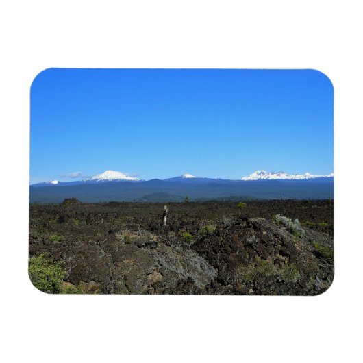 Cascades und Lava Rocks, Oregon Magnet (Horizontal)