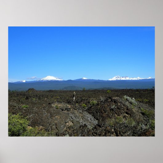 Cascades und Lava Rocks, Oregon Poster (Vorne)