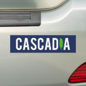 Cascadia Baum Autoaufkleber (Auf Auto)