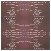 Cascadia Bilddagramm Brown Stoff (Muster)