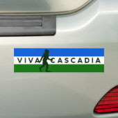 Cascadia Sasquatch Autoaufkleber (Auf Auto)