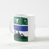 Cascadia Vintage Retro Doug Kaffee-Tasse Kaffeetasse (Vorderseite Links)