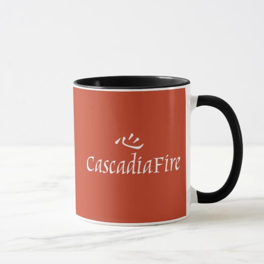 CascadiaFire 11 Unze-Wecker-Tasse Tasse (Rechts)
