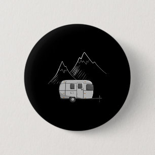 Cascadian Designs Damen Airstream Camping Anhänger Button