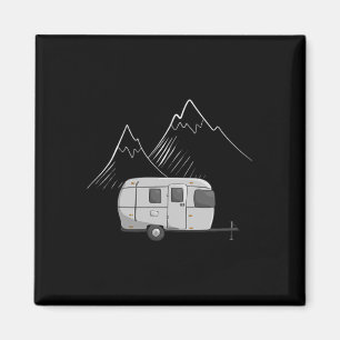 Cascadian Designs Damen Airstream Camping Anhänger Magnet