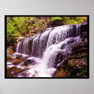 CASCADILLA GORGE ITHACA NEW YORK POSTER