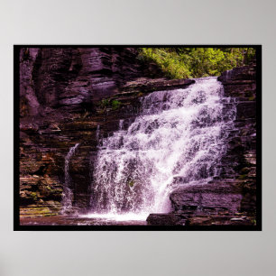 CASCADILLA GORGE ITHACA NEW YORK POSTER