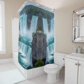 "Cascading Calm - Niagara Falls Bad Art" Duschvorhang (Beispiel)