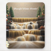 "Cascading Christmas Joy" Mousepad (Vorne)