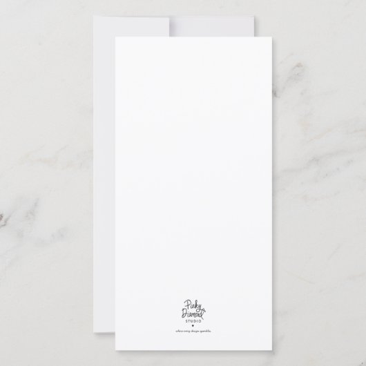 Cascading Heart Valentine's Day Card (Rückseite)