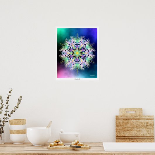 Cascading Joy Poster (Küche)