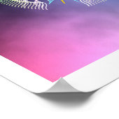 Cascading Joy Poster (Ecke)