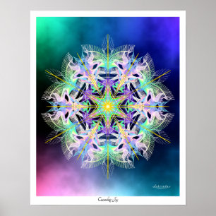 Cascading Joy Poster