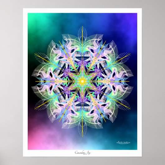 Cascading Joy Poster (Vorne)