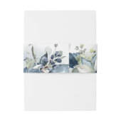 Cascading Rose Wedding Invitation Suite Einladungsbanderole (Rückseitenbeispiel)