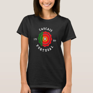 CASCAIS Abzeichen Portugal Vintag T-Shirt
