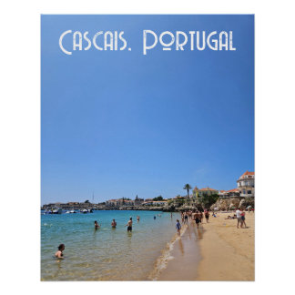 Cascais Beach, Portugal Poster