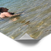 Cascais Beach, Portugal Poster (Ecke)