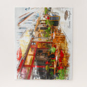 Cascais Cafe-Portugal Puzzle (Vertikal)