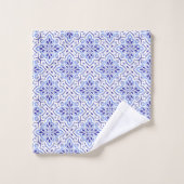 Cascais Elegance Delicate Blue Mediterranean Badhandtuch Set (Waschlappen)