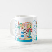 Cascais, Portugal 11oz oder 15oz Tasse (Vorderseite Links)