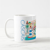 Cascais, Portugal 11oz oder 15oz Tasse (Links)