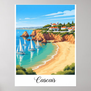 Cascais, Portugal - Küstenstadt Poster