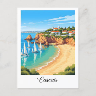Cascais, Portugal - Küstenstadt Postkarte