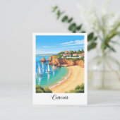 Cascais, Portugal - Küstenstadt Postkarte (Stehend Vorderseite)