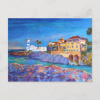 Cascais Portugal Leuchtturm Portugiesische Landsch