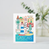 Cascais, Portugal Postcard Postkarte (Stehend Vorderseite)