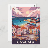 Cascais, Portugal Postkarte (Vorne/Hinten)