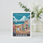 Cascais, Portugal Street Postkarte (Stehend Vorderseite)