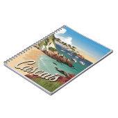 Cascais Portugal Vintag Notizblock (Linke Seite)