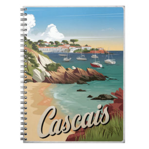 Cascais Portugal Vintage Notizblock