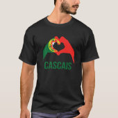 Cascais Portuguese City Love Portugal Flag T-Shirt (Vorderseite)