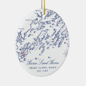Casco Bay Maine Ornament - Zuhause Sweet Zuhause (Rechts)